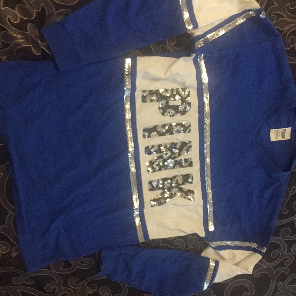 Victoria Secret PINK Sweater Top in ROYAL BLUE